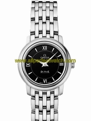 Omega Watches : 424.10.24.60.01.001 24.4mm Prestige Quartz Black Dial Stainless Steel Case And Stainless Steel Bracelet Women Watch