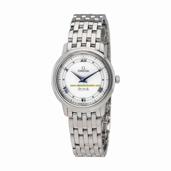 Omega Watches : 424.10.27.60.04.001 Silver Dial Fixed Stainless Steel Band Women Watch