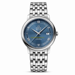 Omega Watches : 424.10.40.20.03.002 Blue Dial Fixed Stainless Steel Band Men Watch
