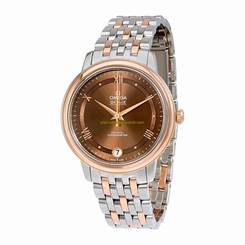 Omega Watches : 424.20.33.20.13.001 Chestnut Dial Fixed 18kt Rose Gold Band Men Watch