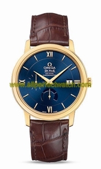 Omega Watches : 424.53.40.21.03.001 Automatic 18k Yellow Gold Case Brown Leather Men Watch