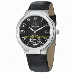 Philip Stein Watches : 42-FB-AB Quartz Black Dial Leather Women Watch