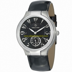 Philip Stein Watches : 42-FB-LB Quartz Black Dial Leather Women Watch