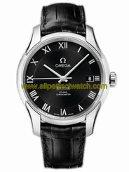 Omega Watches : 431.13.41.21.01.001 41mm Co-Axial Chronometer Black Dial Stainless Steel Case With Black Leather Strap Men Watch