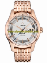 Omega Watches : 431.60.41.22.02.001 41mm Automatic Hour Vision Annual Calendar Silver Dial Rose Gold Case With Rose Gold Bracelet Men Watch