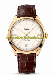 Omega Watches : 432.53.40.21.09.001 Manual Winding Date 18k Yellow Gold Case Brown Leather Limited Edition Men Watch