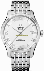 Omega Watches : 433.10.41.21.02.001 Silver Dial Stainless Steel Band Men Watch