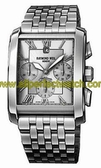 Raymond Weil Watches : 4878-ST-00658 Automatic Chronograph Silver Dial Stainless Steel With Roman Numeral Hour Markings Men Watch