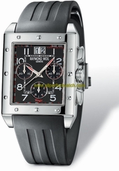 Raymond Weil Watches : 4881-SR-05200 Rubber Strap Chronograph Men Watch