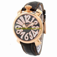 GaGa Milano Watches : 5021.3.DBR Mineral Crystal Quartz Unisex Watch
