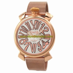 GaGa Milano Watches : 5081.2.PG Power reserve Mineral Crystal Men Watch