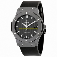 Hublot Watches : 511.CM.1771.RX Automatic Date Black Rubber Men Watch