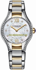 Raymond Weil Watches : 5124-SPS-00985 Quartz Diamond Bezel Two Tone Stainless Steel Women Watch