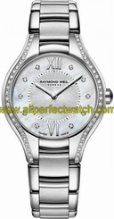 Raymond Weil Watches : 5127-STS-00985 Quartz Mother of Pearl Diamond Dial Diamond Case Stainless Steel Women Watch