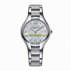Raymond Weil Watches : 5132-ST-00985 Quartz Mother of Pearl Dial Stainless Steel Women Watch