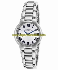 Raymond Weil Watches : 5229-ST-01659 Quartz Date Roman Numeral Dial Stainless Steel Women Watch