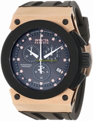 Invicta Watches : 5277 Quartz Chronograph Date Brown Silicone Men Watch