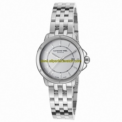 Raymond Weil Watches : 5391-ST-30001 Quartz Date Silver Dial Stainless Steel Women Watch