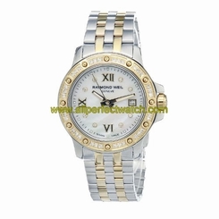 Raymond Weil Watches : 5399-SPS-00995 Quarts Mother Of Pearl Dial And Two-Tone 44 Diamonds Women Watch