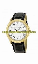 Raymond Weil Watches : 5466-1PC-00300 White Dial Fixed 18kt Yellow Gold-plated Band Men Watch
