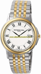 Raymond Weil Watches : 5466-STP-00300 Quartz Two Tone Stainless Steel Bracelet Men Watch