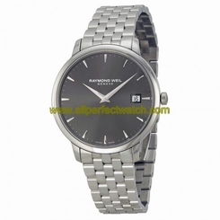 Raymond Weil Watches : 5588-ST-60001 Quartz Gray Dial Date Stainless Steel Men Watch