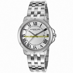Raymond Weil Watches : 5591-ST-00300 Quartz Date Silver Dial Stainless Steel Men Watch