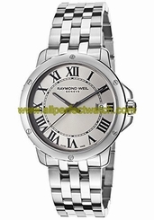 Raymond Weil Watches : 5591-ST-00659 Quartz Roman Numerals Dial Date Stainless Steel Men Watch