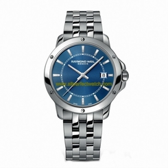 Raymond Weil Watches : 5591-ST-50001 Quartz Date Blue Dial Stainless Steel Men Watch