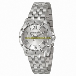 Raymond Weil Watches : 5599-ST-00657 Quartz Date Silver Roman Numeral Dial Stainless Steel Men Watch