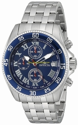 Invicta Watches : 5723 Blue Dial Stainless Steel Band Men Watch
