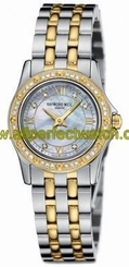 Raymond Weil Watches : 5790-SPS-00995 Quartz Diamonds and Gold Tone Women Watch