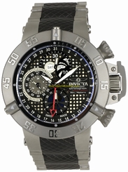 Invicta Watches : 5834 Black Dial Stainless Steel Band Men Watch