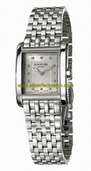 Raymond Weil Watches : 5975-ST-65081 Quartz Square Silver Dial Stainless Steel Case With Stainless Steel Bracelet Women Watch