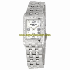 Raymond Weil Watches : 5981-STS-97650 White Mother Of Pearl Quartz Women Watch