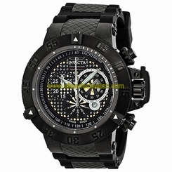 Invicta Watches : 6043 Black And Gold-tone Quartz Men Watch