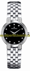 Movado Watches : 605586 Swiss Quartz Diamond and Stainless Steel Women Watch