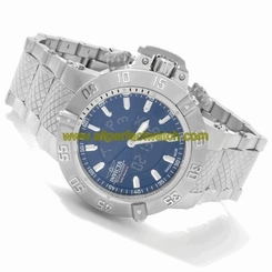 Invicta Watches : 6154 Blue Dial Unidirectional Ratcheting Stainless Steel Band Men Watch