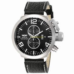 Invicta Watches : 6606 Black Dial Stainless Steel Band Men Watch