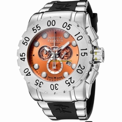 Invicta Watches : 6657 Quartz Chronograph Black Rubber Men Watch