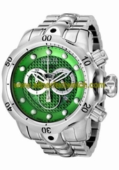 Invicta Watches : 6721 Green Dial Stainless Steel Band Men Watch