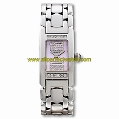Audemars Piguet Watches : 67361BC.ZZ.1180BC.05 Quartz Pink Dial Diamond Bezel 18ct White Gold Women Watch