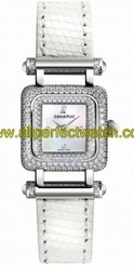 Audemars Piguet Watches : 67421BC.ZZ.A011LZ.01 Quartz 18kt White Gold Mother Of Pearl Dial White Lizard Leather Band Women Watch