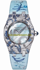 Audemars Piguet Watches : 67608BC.ZS.D022SU.01 Limited Edition of 100 pieces Worldwide -This watch features the signature (engraved on the case back) of brand ambassadress Michelle Yeoh. Stainless Steel Silver Dial Brushed & Polished Stainless Steel Band