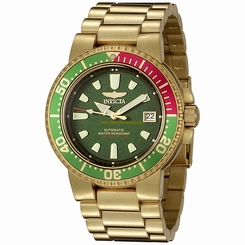 Invicta Watches : 6931 Green Dial Stainless Steel Band Men Watch