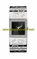 Guess Watches : 70607L2 Quartz Black Dial Stainless Steel Women Watch