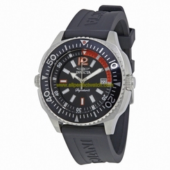 Invicta Watches : 7355 Quartz Analog Date Black Polyurethane Men Watch