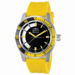 Invicta Watches : 7463 Black Dial Polyurethane Band Men Watch