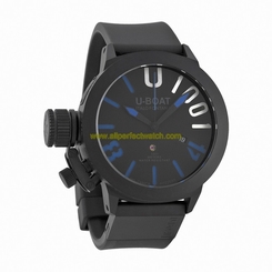 U-Boat Watches : 7541 Automatic Date Black Rubber Men Watch