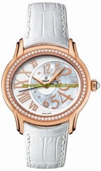 Audemars Piguet Watches : 77301OR.ZZ.D015CR.01 Automatic 18kt Rose Gold Mother Of Pearl Dial White Crocodile Leather Band Women Watch